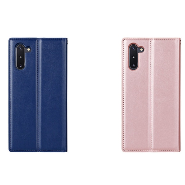 Samsung Galaxy Note 10 - Stilrent Plånboksfodral Mörkblå
