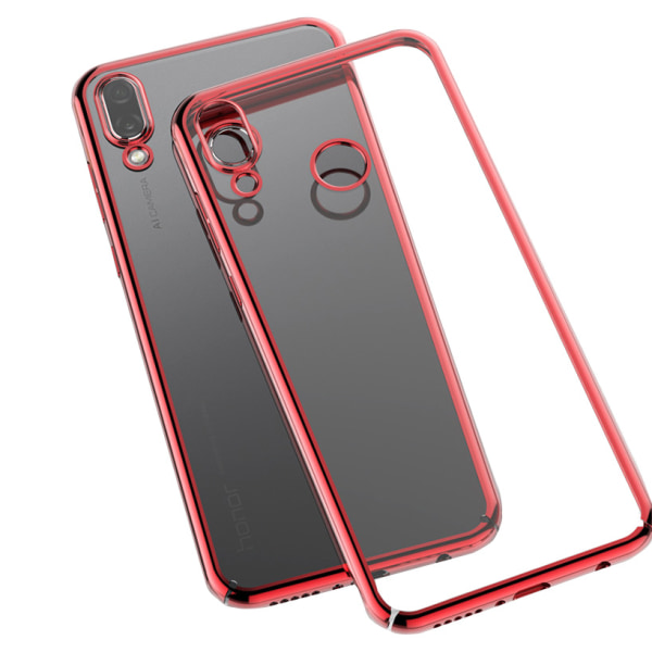 Tyylikäs iskunkestävä silikonisuoja - Huawei P Smart 2019 Röd
