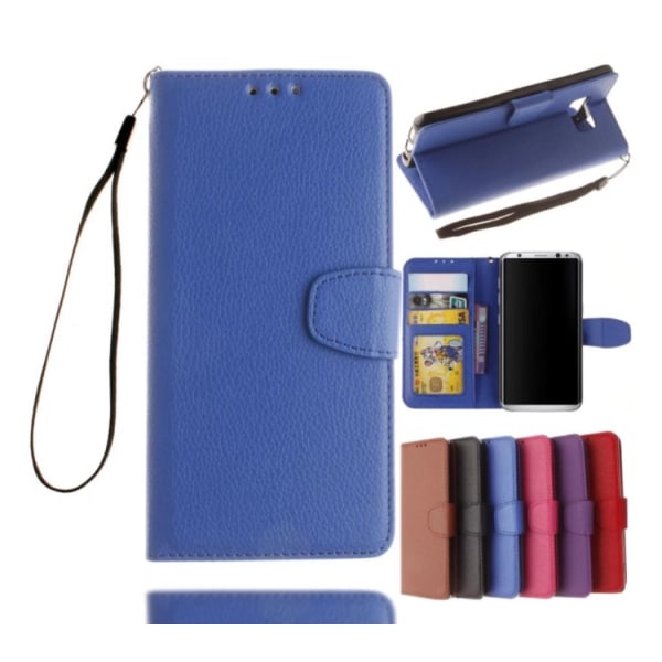 Plånboksfodral av NKOBEE för Samsung Galaxy S8 Blå