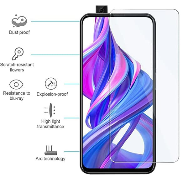 Huawei P smart Pro Skärmskydd 9H 0,3mm Transparent