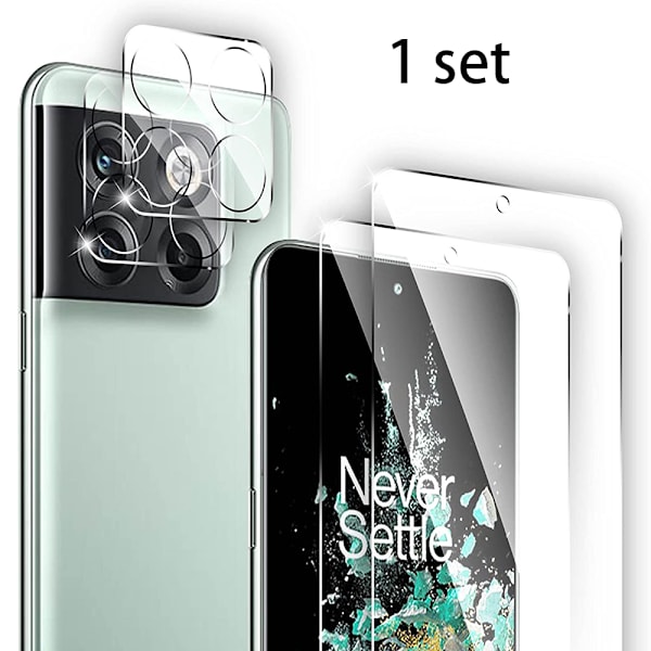 Oneplus 10T Skärmskydd och Kameralinsskydd Transparent