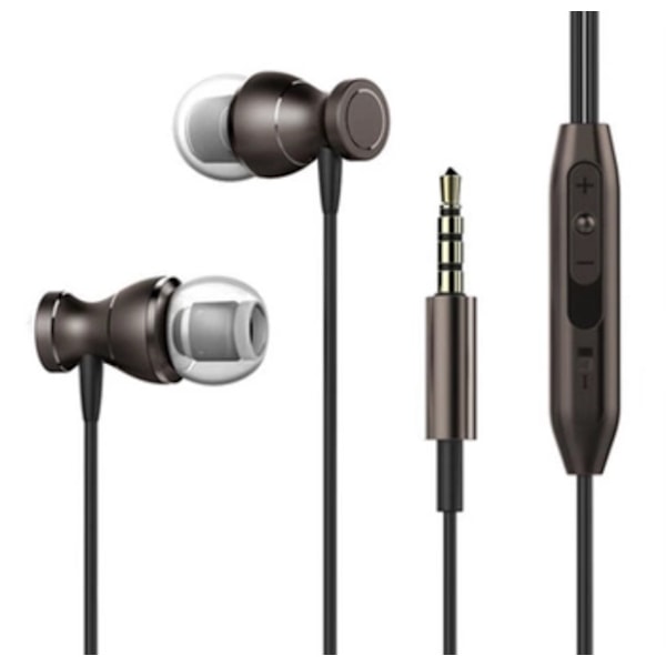 TOMKAS In-ear Magnetic Earphone With Mic In-lineControl Guld