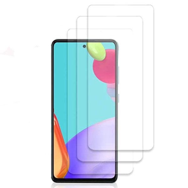 3-PACK Galaxy A52s 5G näytönsuoja + kameran linssinsuoja HD 0,3mm Transparent