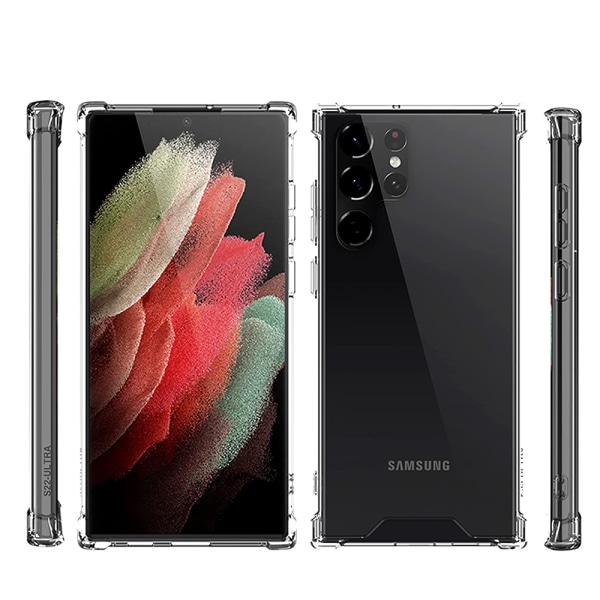 Samsung Galaxy S23 Ultra - Tunt Genomskinligt Skydd Skal Genomskinlig