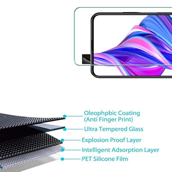 P Smart Z Näytönsuoja Standard 9H 0,3mm HD-Clear Transparent/Genomskinlig