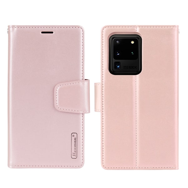 Samsung Galaxy S20 Ultra - Stilsäkert Plånboksfodral Roséguld