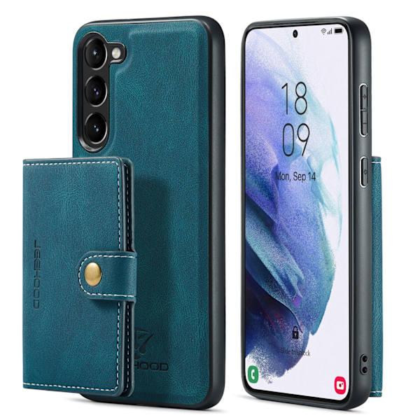 Praktiskt Skal med Korthållare - Samsung Galaxy S23 Plus Grön