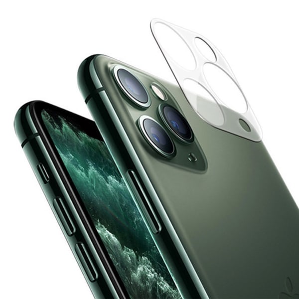 iPhone 11 Pro 3-PAKKE Lensdeksel til bakkamera 9H 2.5D FullCover Transparent/Genomskinlig