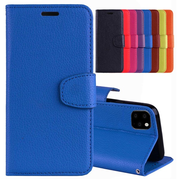 iPhone 11 - Smart Rugged Nkobee Wallet Cover Lila