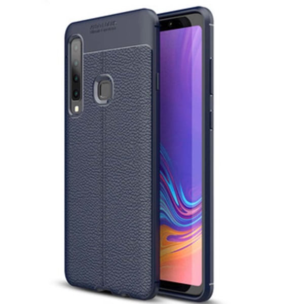 Samsung Galaxy A9 2018 - Stilfuldt autofokus cover Mörkblå