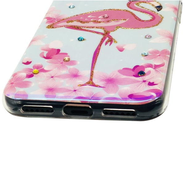 Beskyttelsesetui PINK FLAMINGO til iPhone X/XS