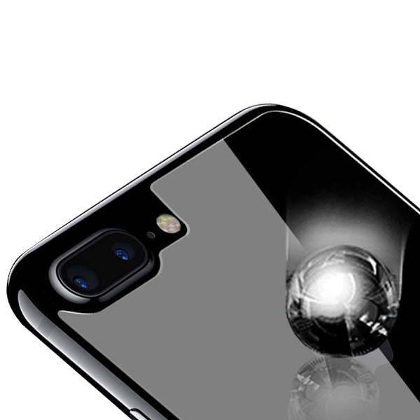 iPhone 8+ 3-PACK Baksida Skärmskydd 9H Screen-Fit HD-Clear. Transparent/Genomskinlig