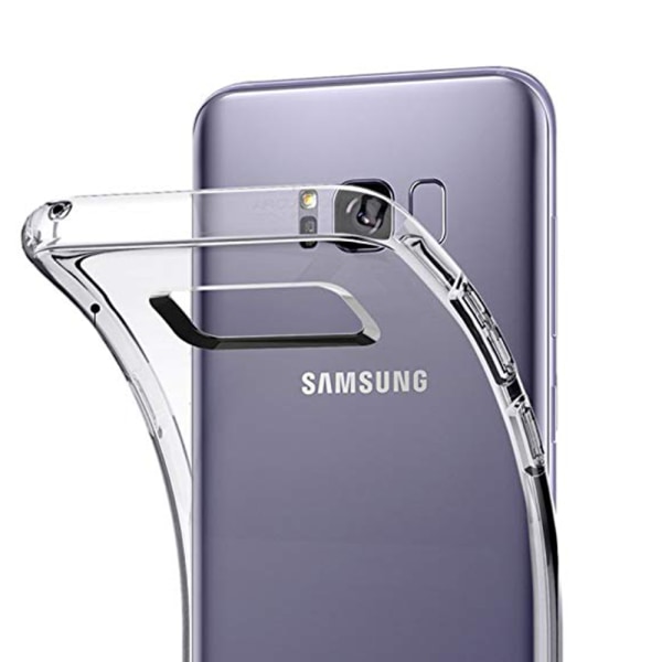 Silikondeksel - Samsung Galaxy S8 Transparent/Genomskinlig