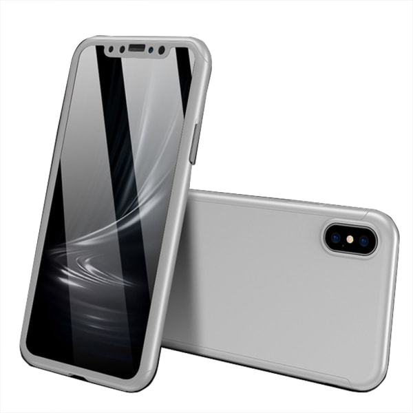 Exklusivt Smart (Floveme) Dubbelskal - iPhone X/XS Silver Silver