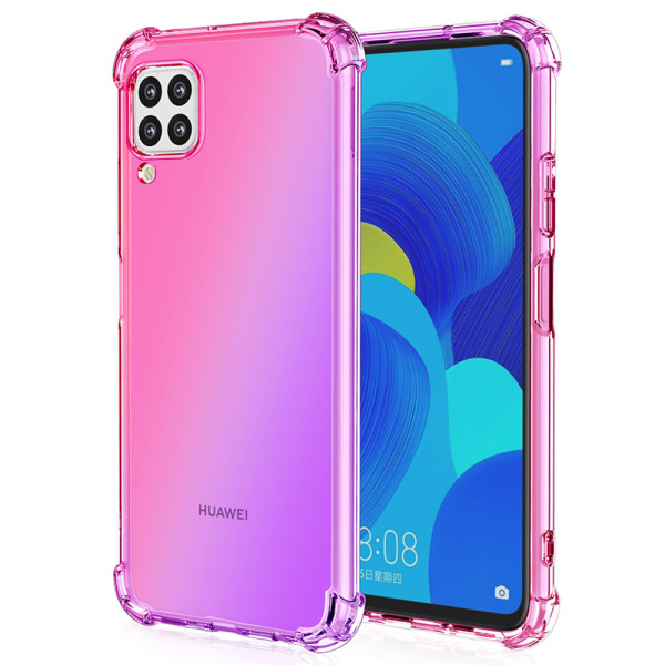 Huawei P40 Lite - Huolellinen Floveme-silikonisuoja Rosa/Lila