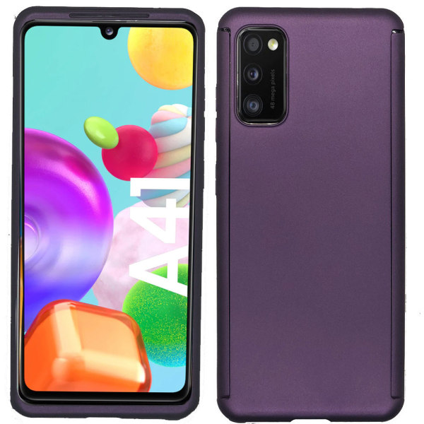 Samsung Galaxy A41 - Dubbelskal Lila Lila