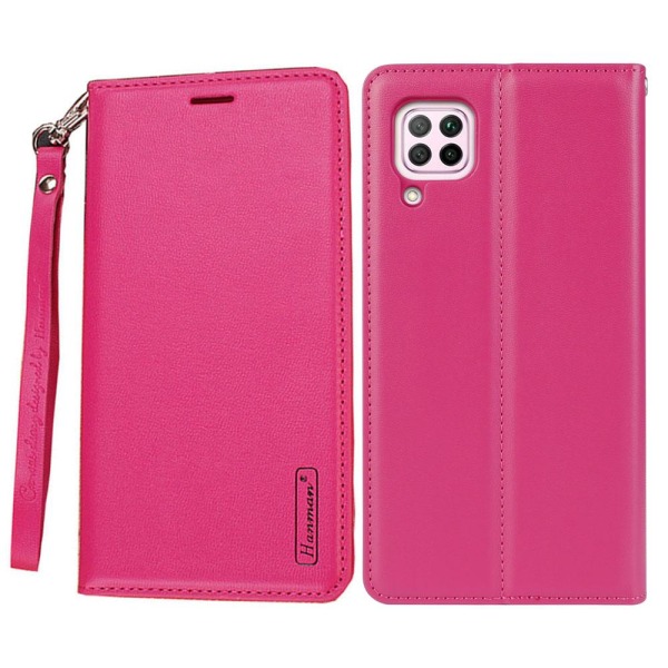 Samsung Galaxy A12 - Eksklusivt HANMAN Wallet-deksel Rosaröd