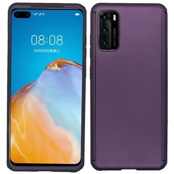 Genomtänkt Dubbelskal - Huawei P40 Silver