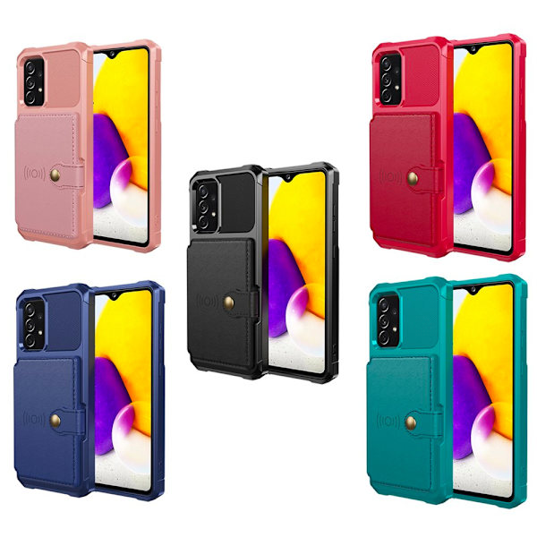 Samsung Galaxy A23 5G - Mobilskal Korthållare Blå