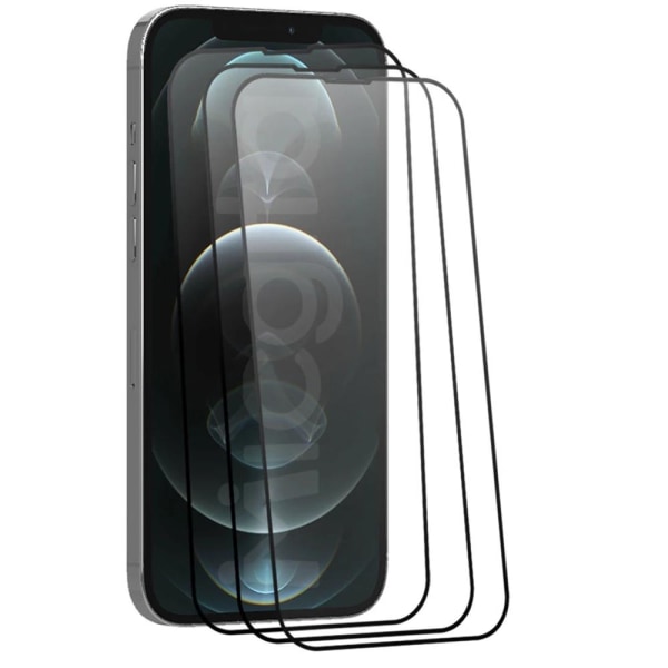 2-PAKK iPhone 13 Mini skjermbeskytter 2,5D HD 0,3mm Transparent/Genomskinlig