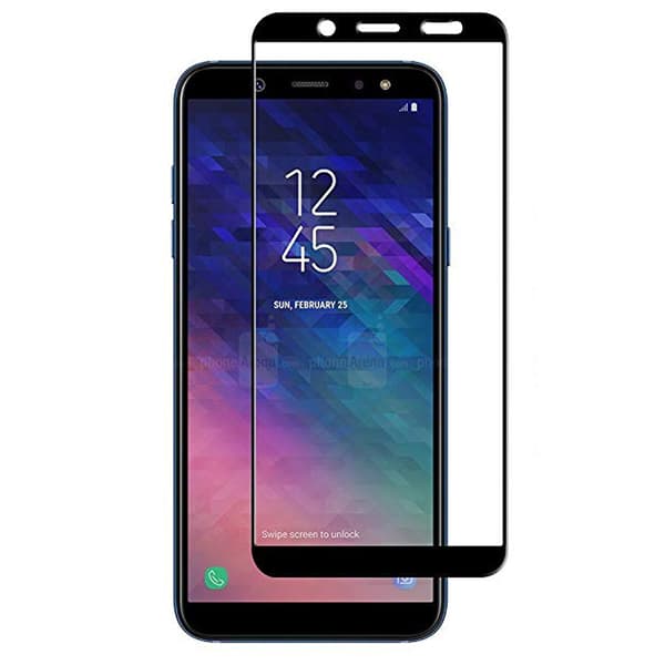 ProGuard 2,5D-näytönsuoja - Samsung Galaxy A6 Plus Vit