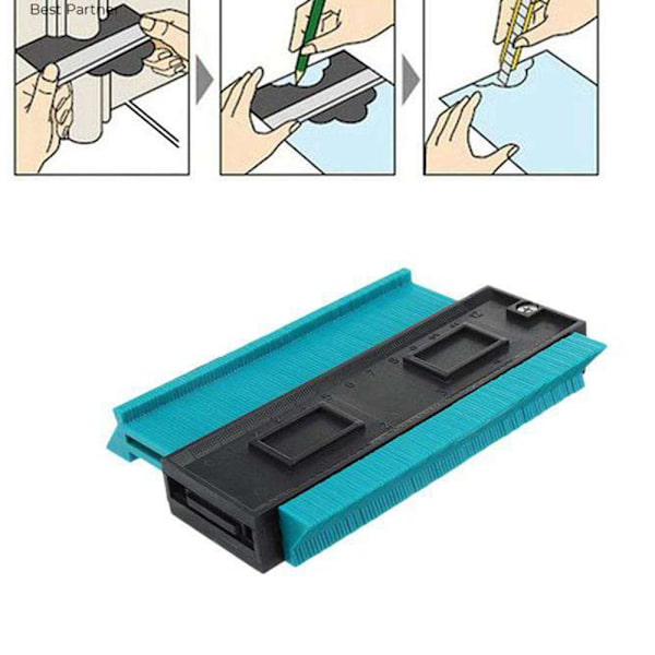 Smidigt 25CM 10Tum Konturmall / Mätare HÖG KVALITET Grön