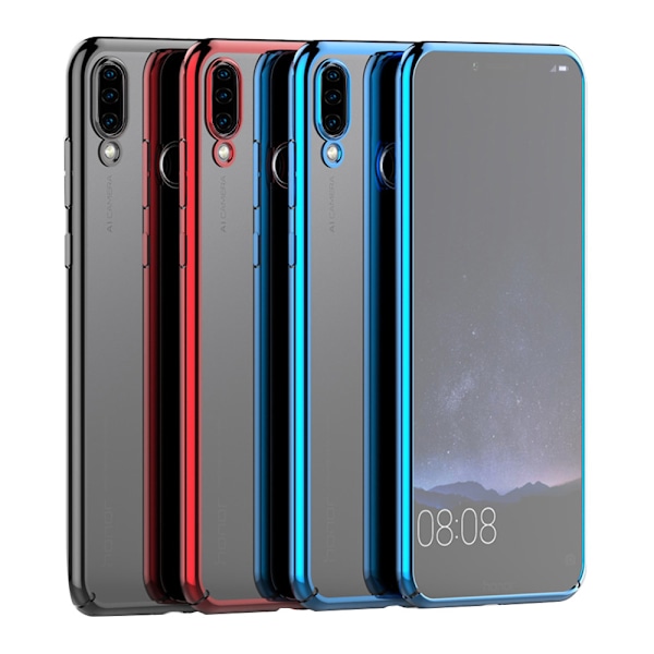 Huawei P30 Lite - Skyddande Silikonskal (Electroplating) Svart