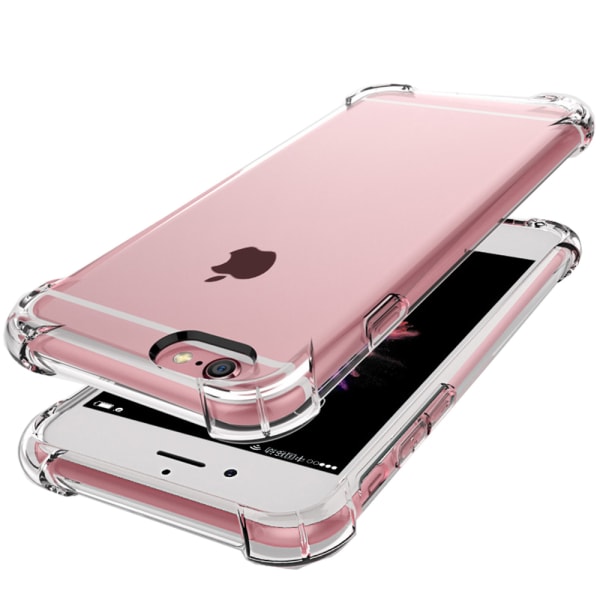 iPhone 6/6S - Skyddande Floveme Silikonskal Transparent/Genomskinlig