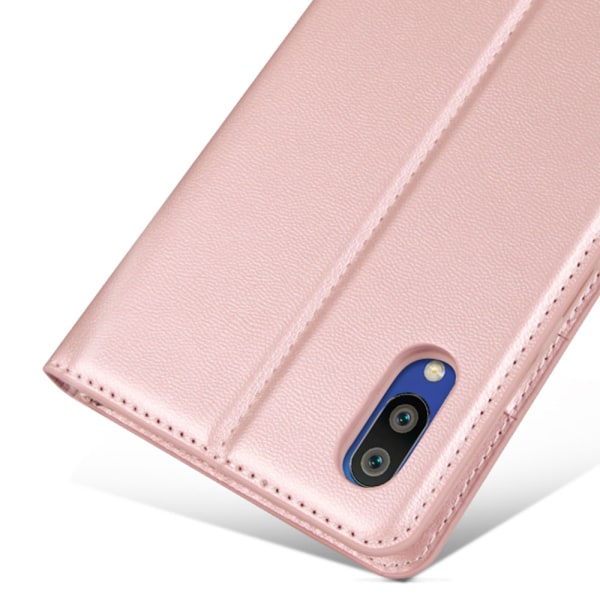 Samsung Galaxy A10 – käytännöllinen lompakkokotelo (HANMAN) Svart