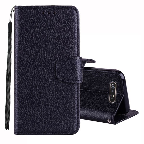 Samsung Galaxy A80 - Stilfuldt Nkobee Wallet Cover Blå