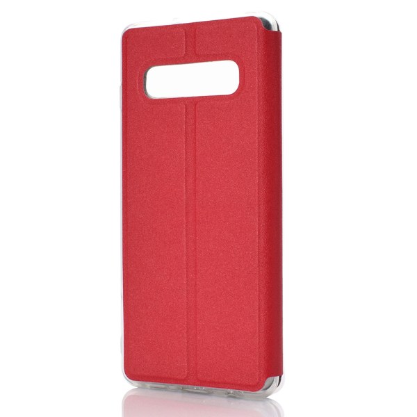 Samsung Galaxy S10 - Stilig praktisk deksel Röd