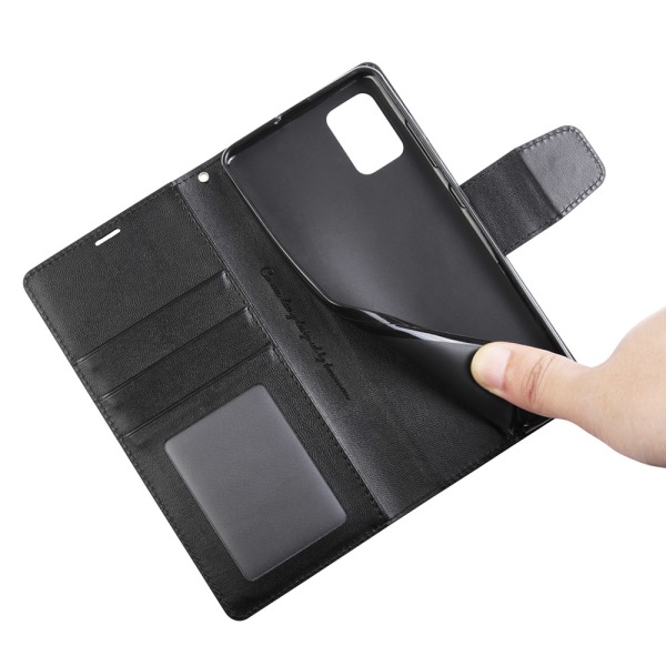 Samsung Galaxy S20 Plus - Praktisk Hanman Wallet Case Svart