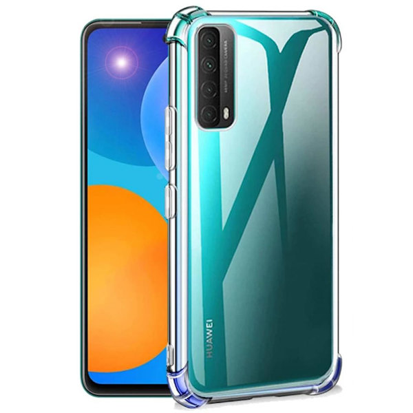 Huawei P Smart 2021 - Robust Skyddande Silikonskal (Floveme) Transparent/Genomskinlig