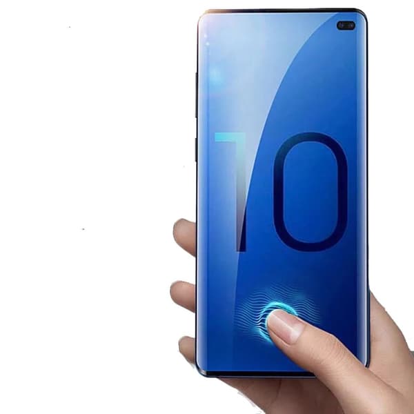 2-PACK Samsung Galaxy S10 Plus Keramiskt Skärmskydd HD 0,3mm Transparent