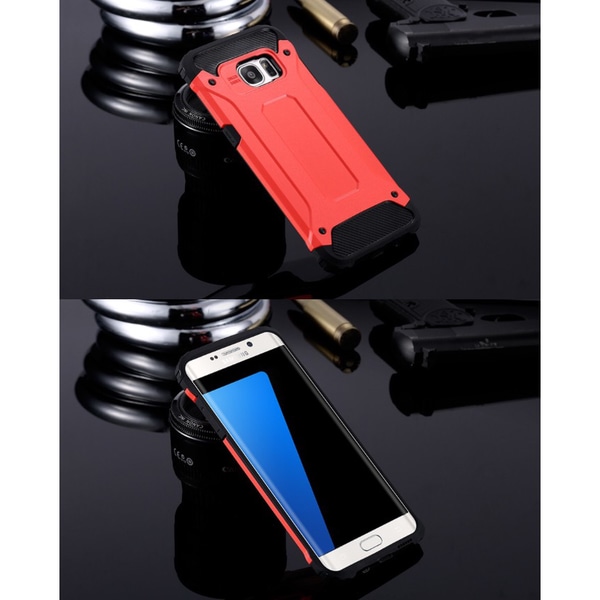 Galaxy S7 Edge - Stilfuldt eksklusivt NEO HYBRID beskyttelsescover Röd