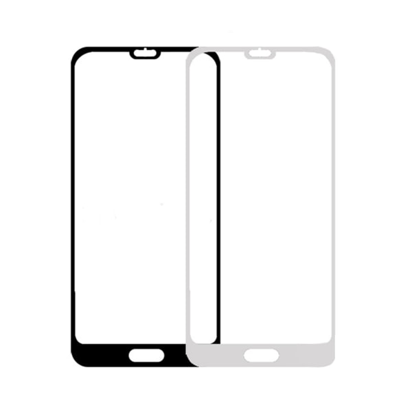 3-PACK HuTechs Carbon Screen Protector for Huawei P20 Svart