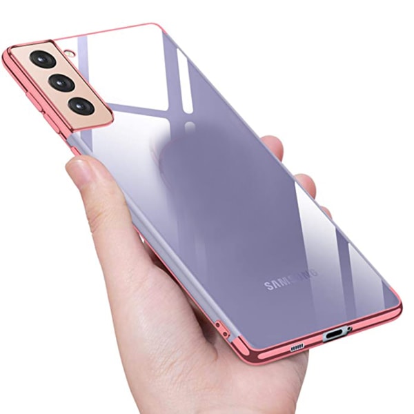 Samsung Galaxy S21 Plus - Elegant tyndt silikonetui (FLOVEME) Röd