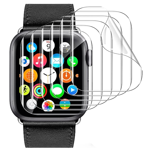 Apple Watch Series 4/5/6/SE 40/44mm Skärmskydd Hydrogel Transparent 40mm