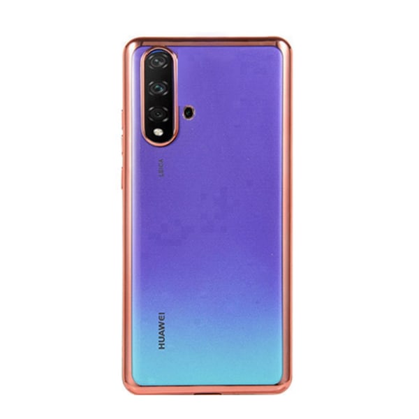 Elegant Skyddande Silikonskal - Huawei Nova 5T Guld