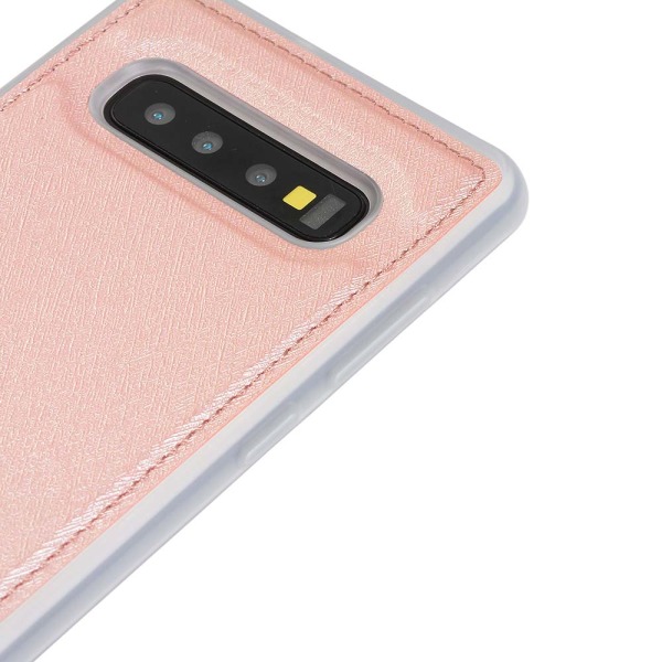 Eksklusivt lommebokdeksel Floveme - Samsung Galaxy S10 + Roséguld