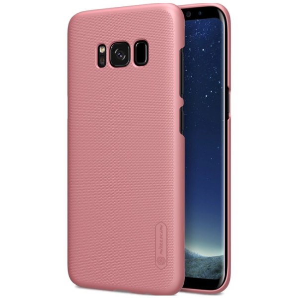 Galaxy S8 - Stilfuldt mat cover fra NILLKIN Hot Pink