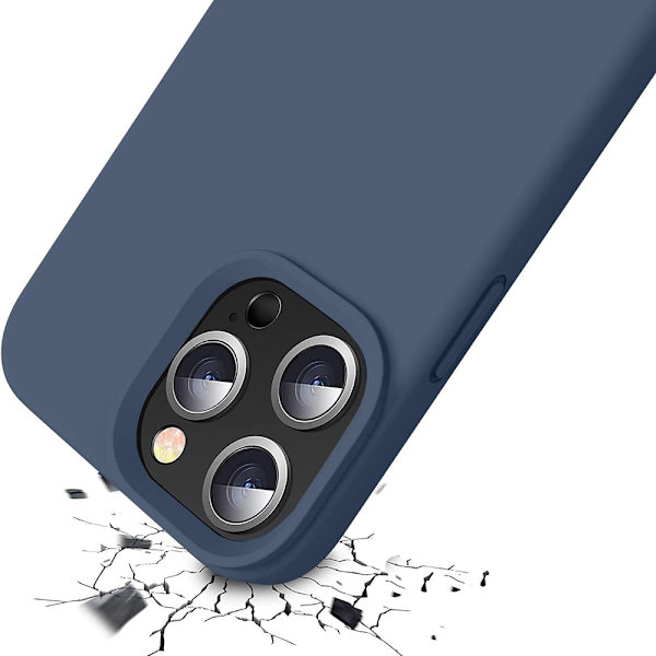 iPhone 14 Pro - Beskyttelsescover fra Leman Mörkblå