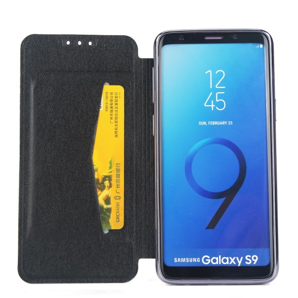 Stilig deksel med kortspor for Samsung Galaxy S9 Blå Blå