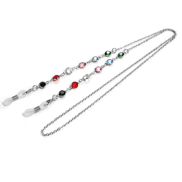Elegant & Hållbart Glasögon-Snöre Senilsnöre Silver