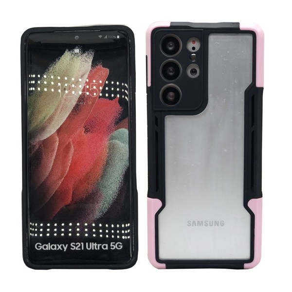 Samsung Galaxy S21 Ultra - Stilsäkert Skyddande Skal Himmelsblå