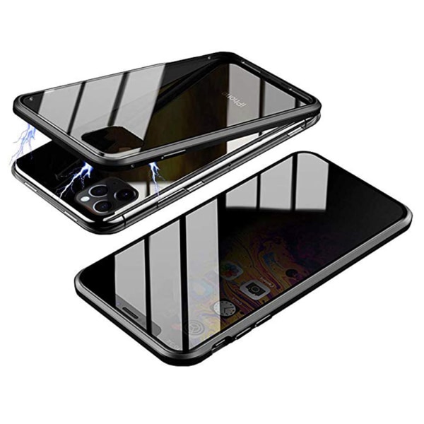 iPhone 11 Pro Max - Beskyttende fuldcover Magnetisk cover Silver