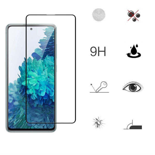 Full dekning herdet glass 2.5D skjermbeskytter Redmi Note 11 (2-pakning) Transparent