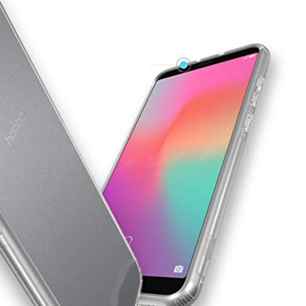 Huawei Honor 10 - Tyylikäs silikonisuojus Floveme Transparent/Genomskinlig