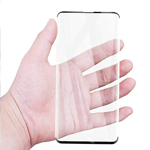 HuTech EXXO-Skärmskydd i 3D-utförande till Samsung Galaxy S10+ Transparent/Genomskinlig