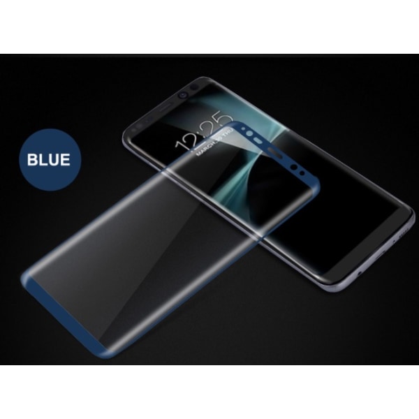 Samsung Galaxy S8 (2-PACK) HeliGuard EXXO näytönsuoja kehyksellä Silver/Grå